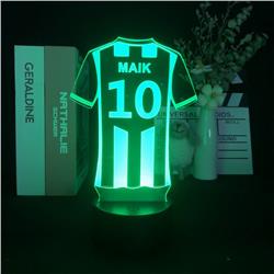 Personalised Football Jer 7 colours LED light