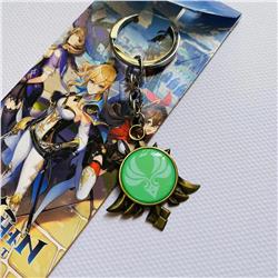 Genshin Impact Noelle anime keychain