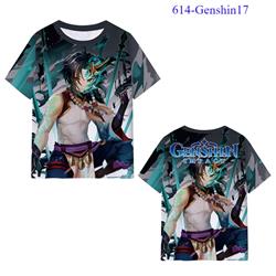 Genshin Impact Noelle anime T-shirt