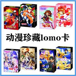 Sword art online naruto genshin impact one piece etc anime lomo cards