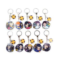 haikyuu anime keychain