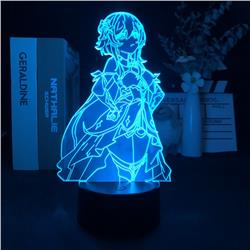 Genshin Impact Noelle anime 7 colours LED light