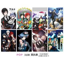 kuroshitsuji anime posters price for a set of 8 pcs