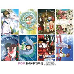 Spirited Away anime posters price for a set of 8 pcs
