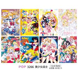 SailorMoon anime posters price for a set of 8 pcs