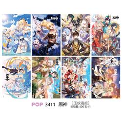 Genshin Impact Noelle anime posters price for a set of 8 pcs