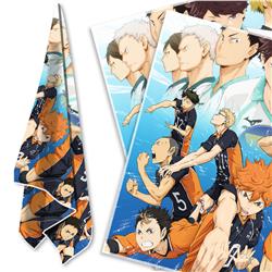 haikyuu anime sports scarf 58*58cm