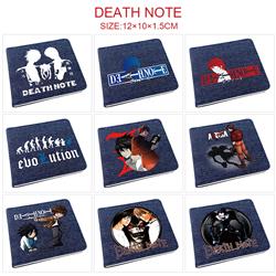 death note anime wallet