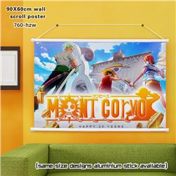 one piece anime wallscroll 90*60cm