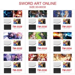 Sword art online anime deskpad 30*80cm