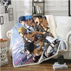 attack on titan anime blanket 150*200cm