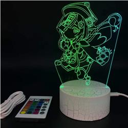 Genshin Impact Noelle anime 7 colours LED light