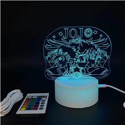 JoJos Bizarre Adventure anime 7 colours LED light