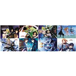 Sword art online anime posters price for a set of 8 pcs