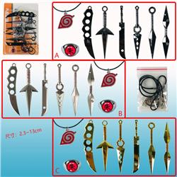 naruto anime weapon set