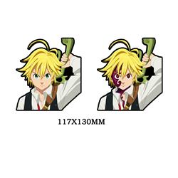 seven deadly sins anine 3d sticker