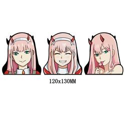 Darling in the franxx anime 3d sticker