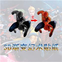 spider man anime 3d sticker