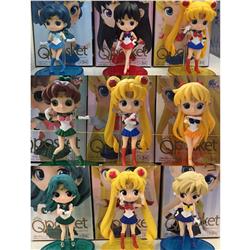 SailorMoon anime figure for 3 pcs/set 8cm