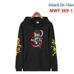 attack on titan anime hoodie