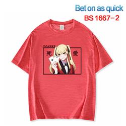 Bet on as quick anime T-shirt