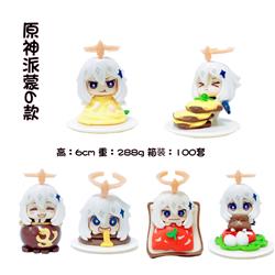 Genshin Impact Noelle anime figure for 6pcs/set 6cm