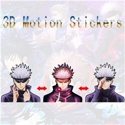 jujutsu kaisen anime 3d sticker