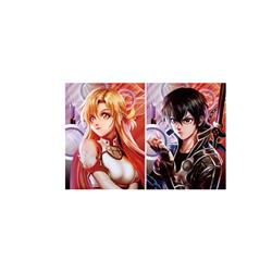 Sword art online anime 3d poster painting 29.5*39.5cm