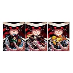 demon slayer kimets anime 3d poster painting 29.5*39.5cm