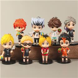 haikyuu anime keychain price for a set of 8 pcs