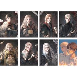 Harry Potter anime posters price for a set of 8 pcs