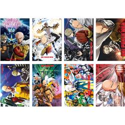 one punch man anime  posters price for a set of 8 pcs
