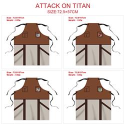 attack on titan anime waterproof apron