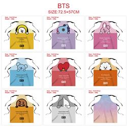 BTS anime waterproof apron