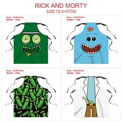 Rick and Morty anime waterproof apron