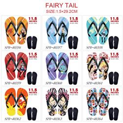 fairy tail anime flip flops shoes slippers a pair