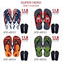 avengers anime flip flops shoes slippers a pair