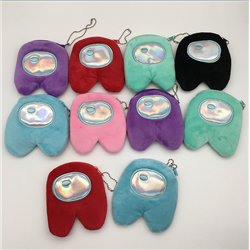 Among us anime plush bag for 10pcs 11*11cm