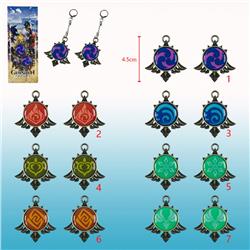 Genshin Impact Noelle anime earring