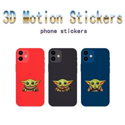 Mandalorian Baby Yoda 3d sticker price for 10 pcs
