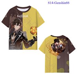 Genshin Impact Noelle anime T-shirt