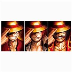 one piece anime 3d poster painting 29.5*39.5cm
