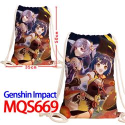 Genshin Impact Noelle anime bag