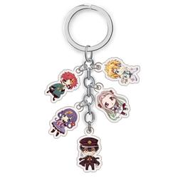 Toilet-bound hanako-kun anime keychain