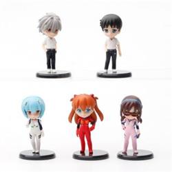 EVA amine figures set(5pcs a set)(OPP bag)