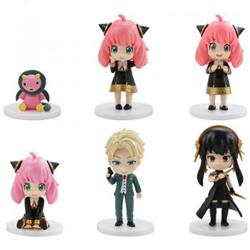 Spy x Family anime figures set(6pcs a set)(OPP bag)