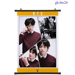 BTS anime wallscroll 60*90cm