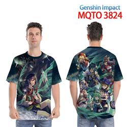 Genshin Impact Noelle anime T-shirt