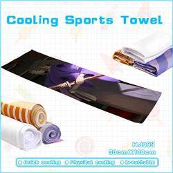 demon slayer kimets anime cooling sports towel
