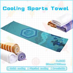 Genshin Impact Noelle anime cooling sports towel